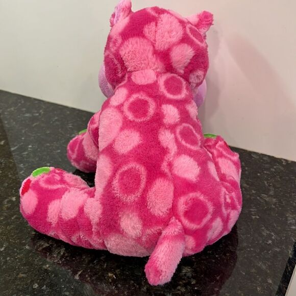 Wild Republic Pink Hippo Plush 12 Inch Big Sweet Eyes Sparkle Colorful 2… - Picture 4 of 9
